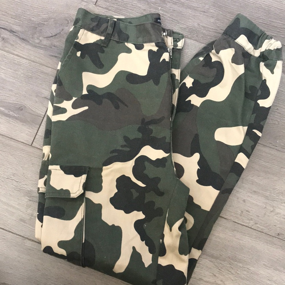 Camo jogger pants